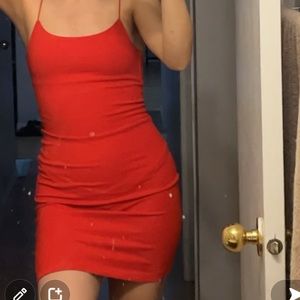 NWT Zara short red dress - size M